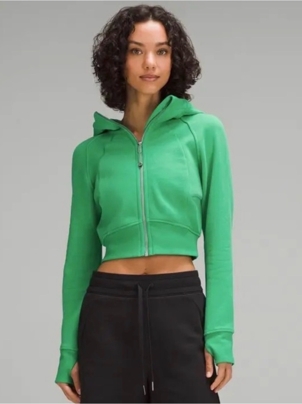 BN Lululemon Scuba Full-Zip Cropped Hoodie